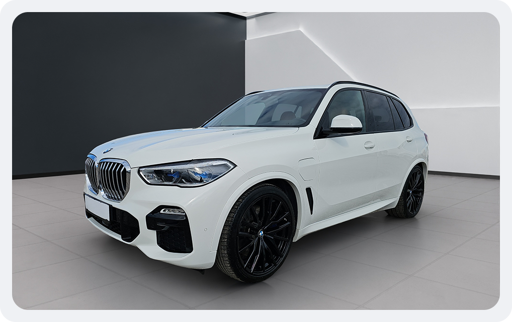 White BMW X5